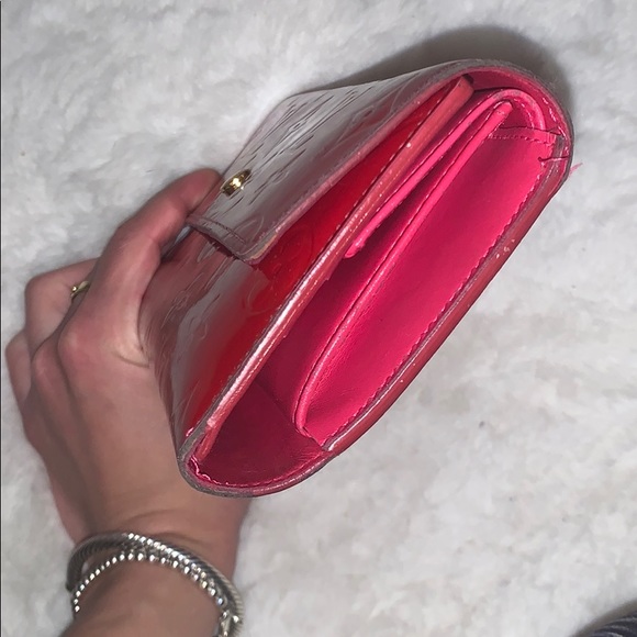 🍦SOLD🍦Louis Vuitton Pink Monogram Porte Tresor - Picture 7 of 9